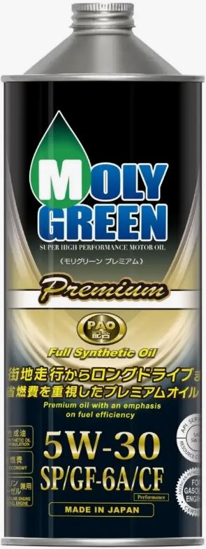 Масло моторное MOLYGREEN Premium 5W30 SP/CF-6A/CF (1л)