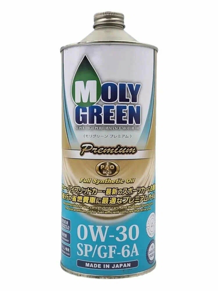 Масло моторное MOLYGREEN Premium 0W30 SP/CF-6 (1л)