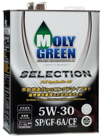 Масло моторное MOLYGREEN Selection 5W30 SP/CF-6A/CF (4л)