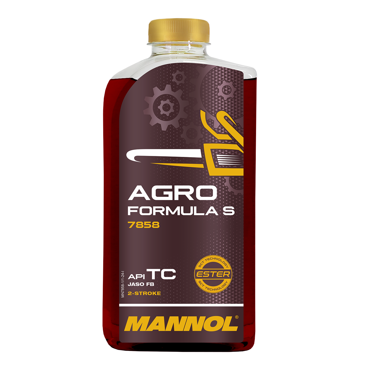 7858 масло мот.синт. Agro Formula S  (0,25л.) MANNOL; API TC/JASO FD