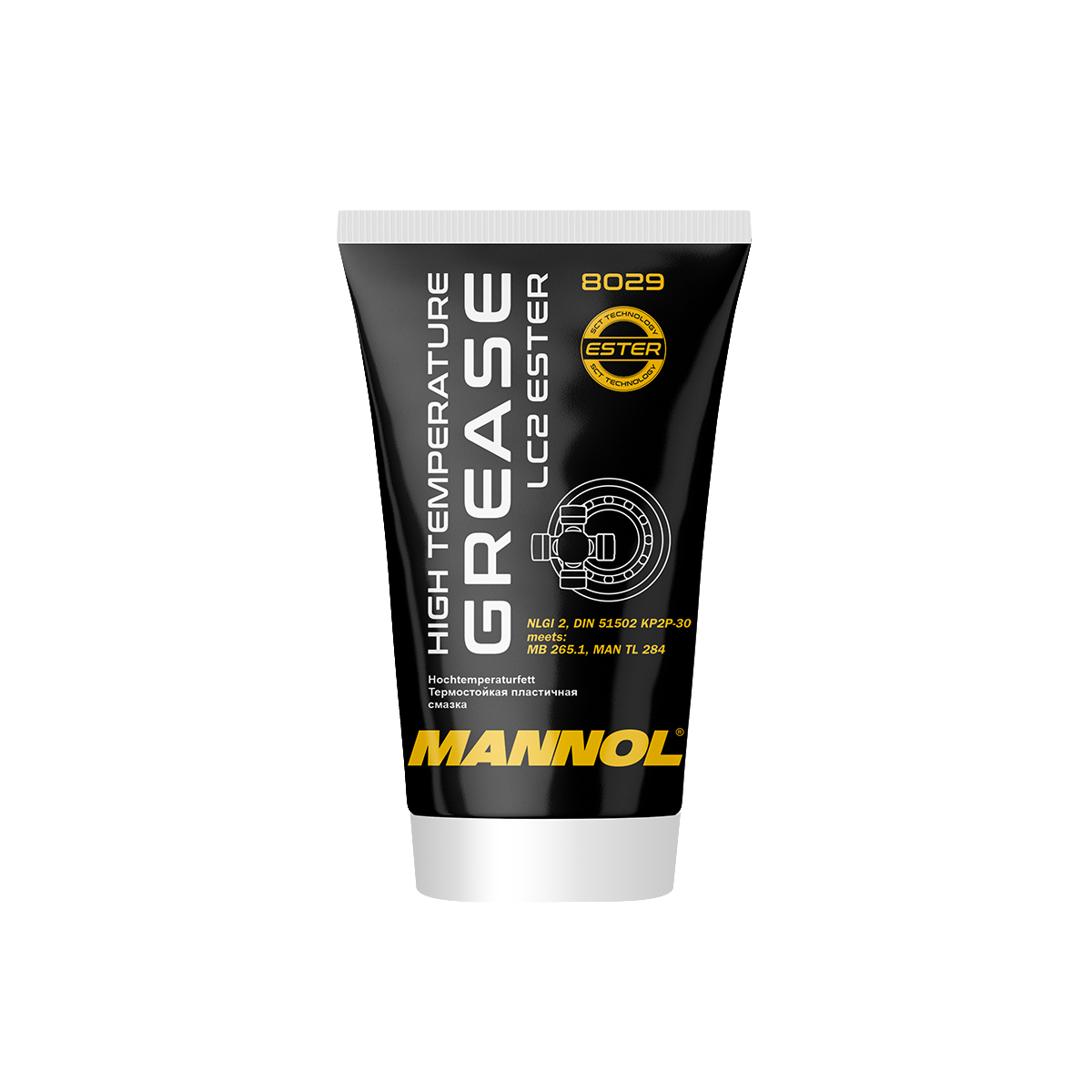 Термостойкая пластичная смазка High Temperature Grease LC2 Ester (100g) MANNOL 8029