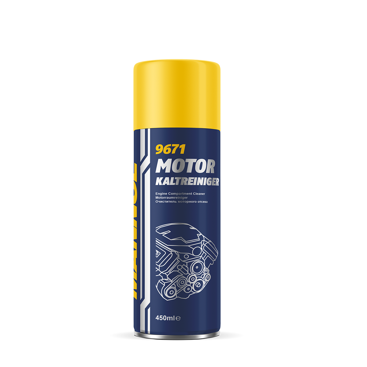 Очиститель моторного отсека Motor Kaltreiniger (450ml) MANNOL 9671