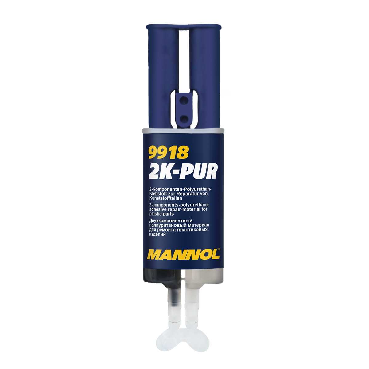Полиуретановый состав для ремонта пластиковых изделий 2К-PUR (24ml) MANNOL 9918