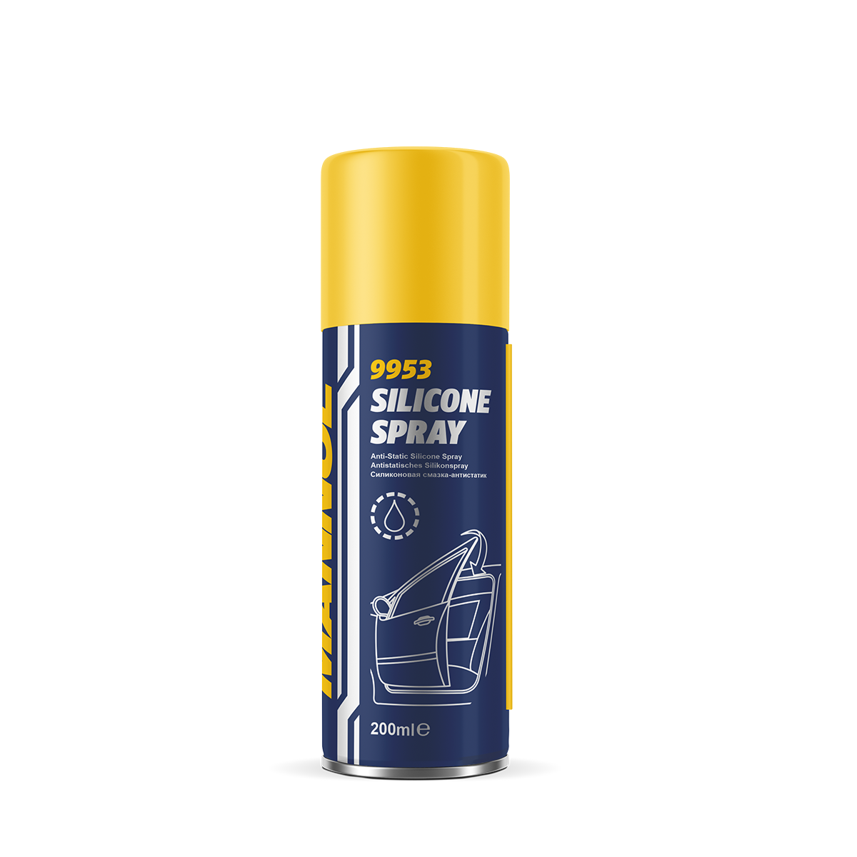 Силиконовая смазка Silicone Spray (200ml) MANNOL 9953