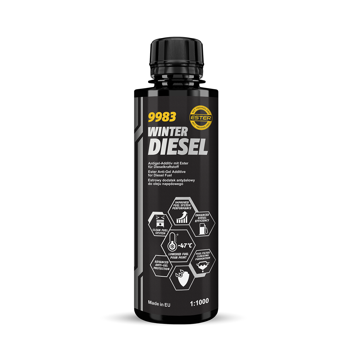 Зимний антигель для дизельного топлива Winter Diesel (250ml) MANNOL 9983