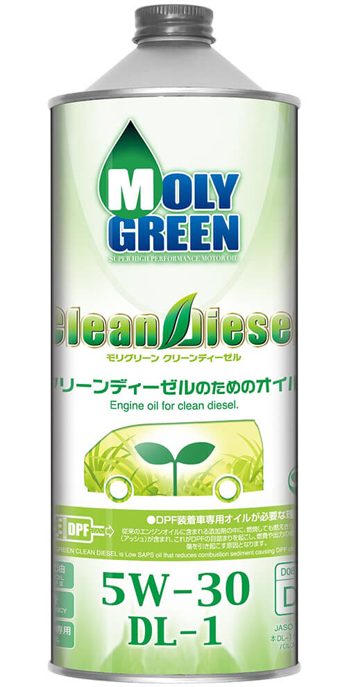 Масло моторное MOLYGREEN Clean Diesel DL-1 5W-30  (1л)
