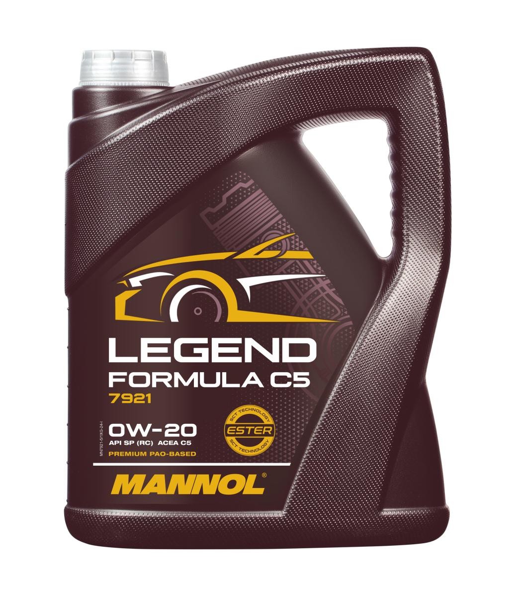 7921-005 масло мот.синт. Legend Formula C5 0W-20  (5л.) MANNOL; API SP(RC) ACEA C5