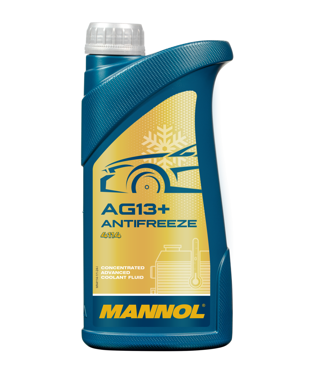 Антифриз жёлтый концентрат AG13+ Advanced (1л.) MANNOL 4114
