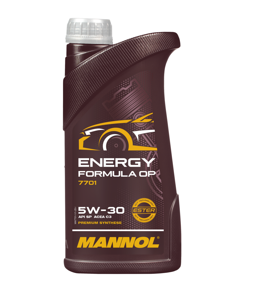 7701-001 масло мот.синт. Energy Formula OP 5W/30 (1л.) MANNOL; API SN Plus ACEA C3