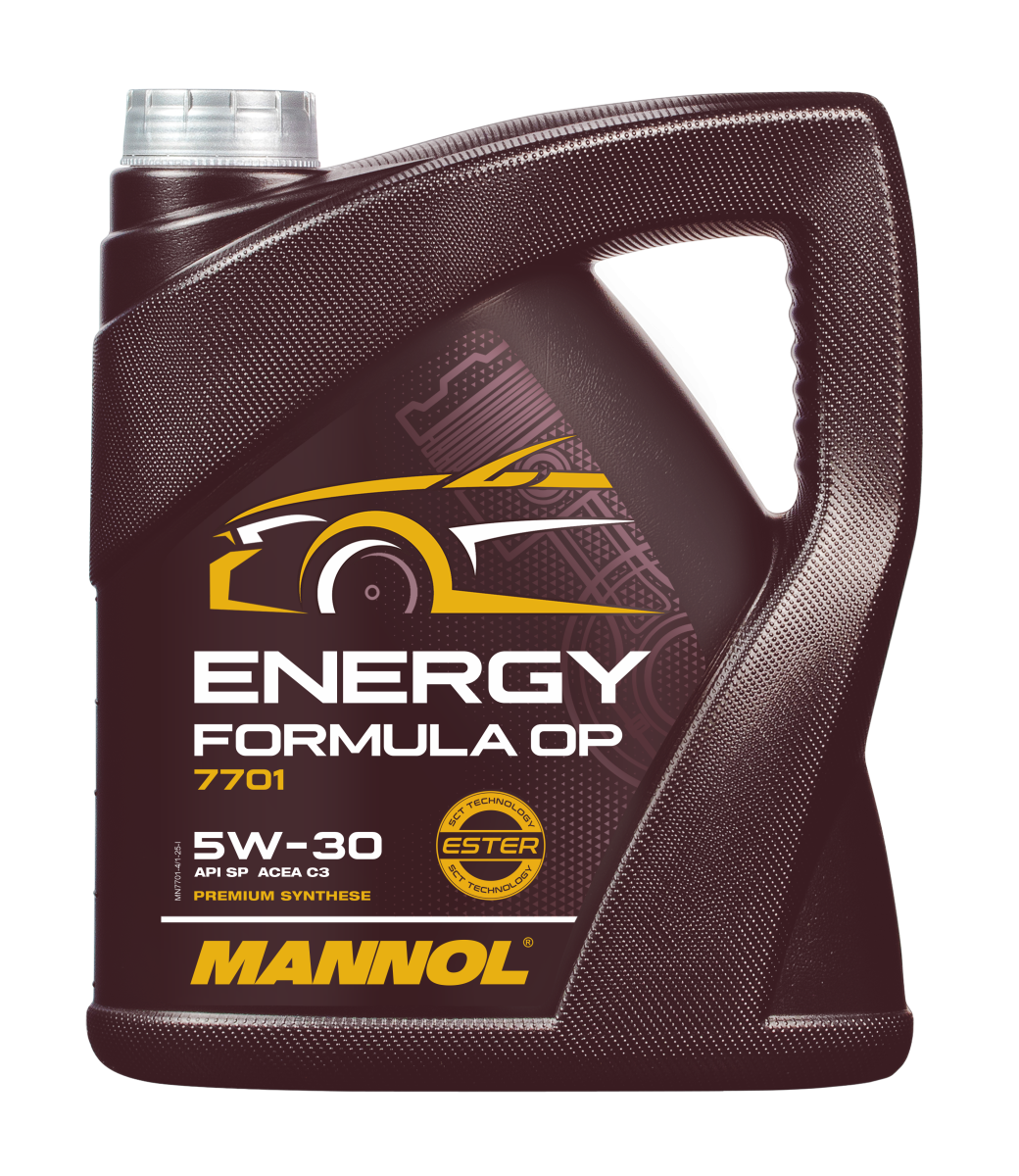 7701-004 масло мот.синт. Energy Formula OP 5W/30 (4л.) MANNOL; API SN Plus ACEA C3