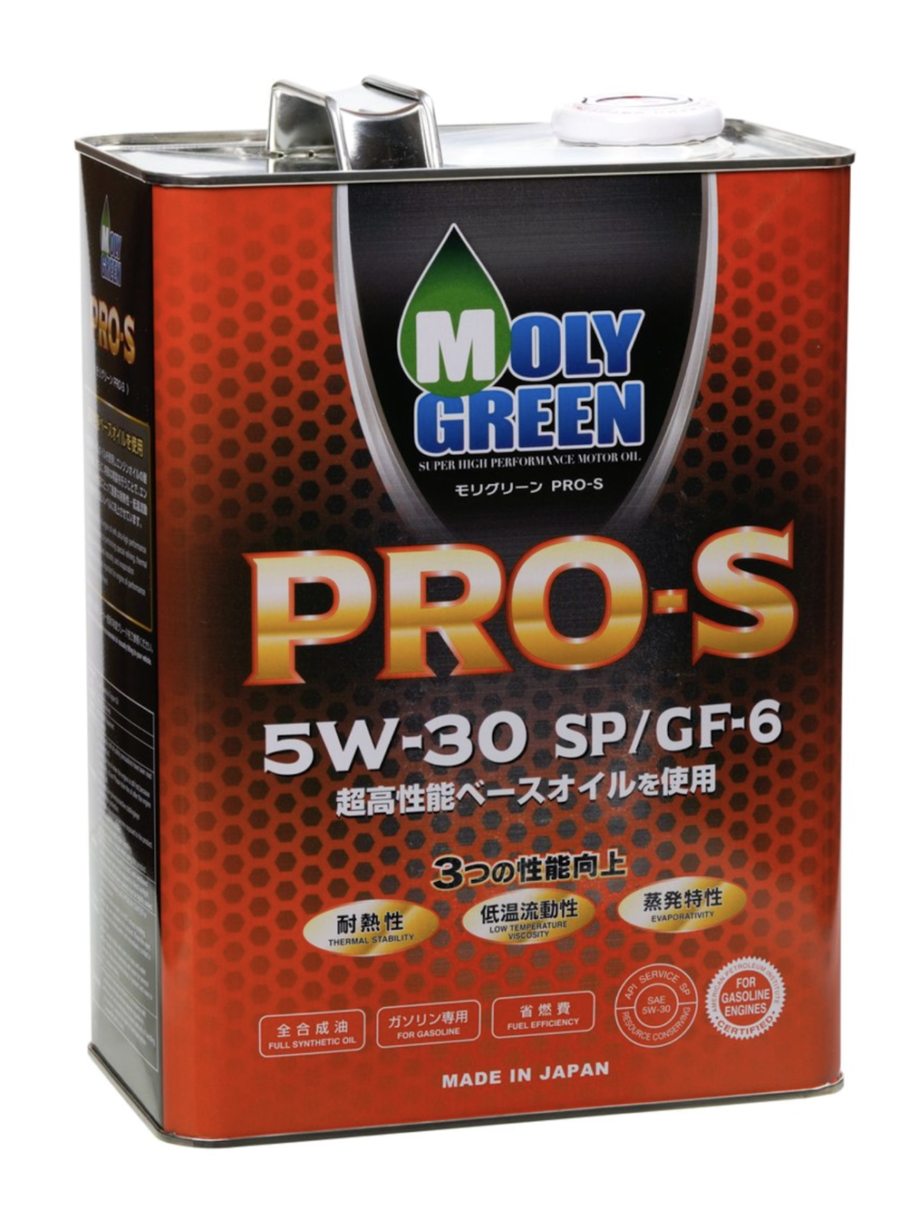 Масло моторное MOLYGREEN Pro S 5W30 SP/CF-6A  (4л)
