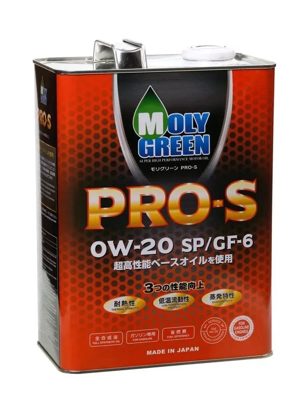 Масло моторное MOLYGREEN Pro S 0W-20 SP/GF-6A/CF  (4л)