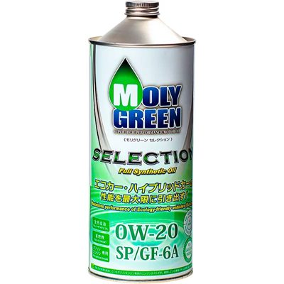 Масло моторное MOLYGREEN Selection 0W20 SP/CF-6A (1л)