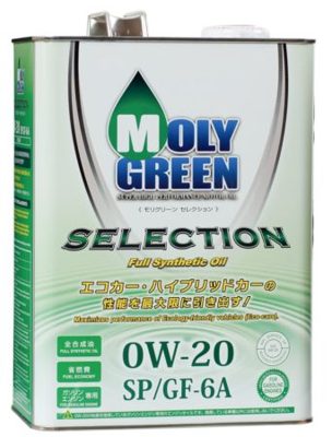 Масло моторное MOLYGREEN Selection 0W20 SP/CF-6A (4л)