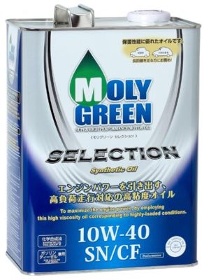 Масло моторное MOLYGREEN Selection 10W40 SN/CF (4л)