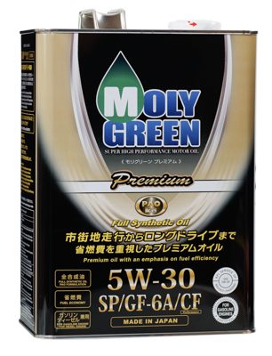 Масло моторное MOLYGREEN Premium 5W30 SP/CF-6A/CF (4л)