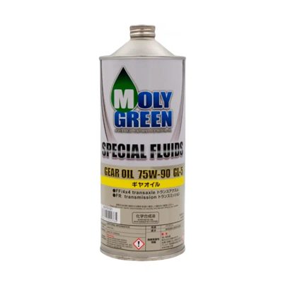 Трансмиссионная жидкость MOLYGREEN Gear Oil 75W-90 GL-5 (1л)