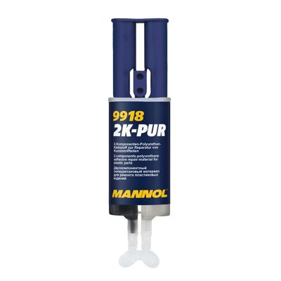 Полиуретановый состав для ремонта пластиковых изделий 2К-PUR (24ml) MANNOL 9918