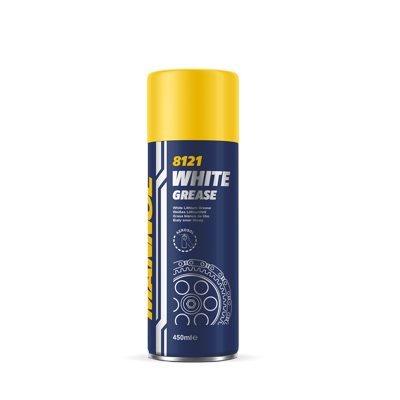 Белая литиевая смазка (аэрозоль) White Grease (450ml) MANNOL 8121
