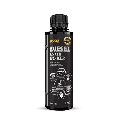 Присадка для размораживания диз.топлива с антигель-эффектом Diesel Ester De-Icer (250ml) MANNOL 9992