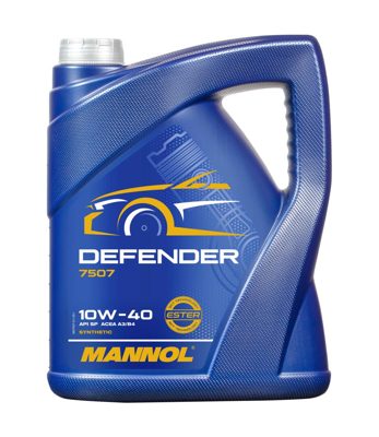 7507-005 масло мот.п/синт. Defender 10W40 (5л.) MANNOL; API SN, ACEA A3/B4