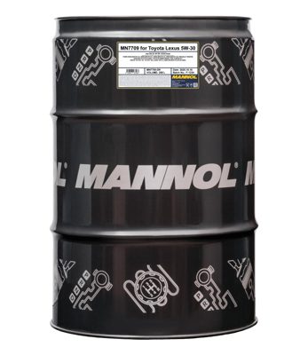 7709-208 масло мот.синт. For Toyota Lexus 5W-30  (208л.) MANNOL; API SN Plus, ACEA A5/B5