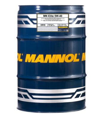 7903-060 масло мот.синт. Elite 5W/40 (60л.) MANNOL; API SN/CH-4, ACEA A3/B4