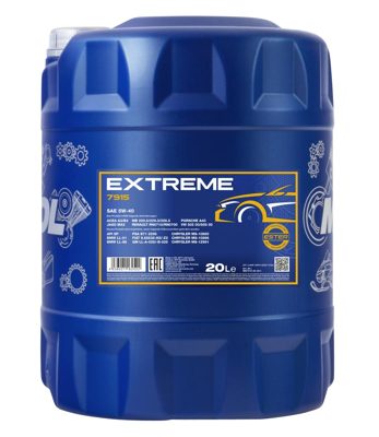 7915-020 масло мот.синт. Extreme 5W/40 (20л.) MANNOL; API SN/CH-4 ACEA A3/B4
