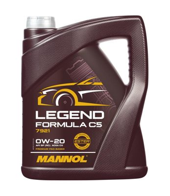 7921-005 масло мот.синт. Legend Formula C5 0W-20  (5л.) MANNOL; API SP(RC) ACEA C5