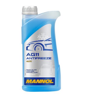 Антифриз голубой AG11 (-40°C) Longterm (1л.) MANNOL 4011