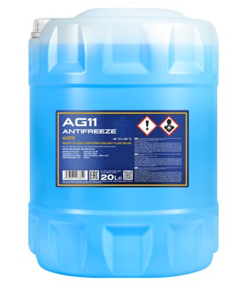 Антифриз голубой AG11 (-40°C) Longterm (20л.) MANNOL 4011