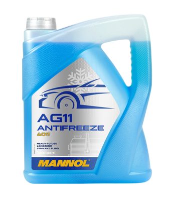 Антифриз голубой AG11 (-40°C) Longterm (5л.) MANNOL 4011