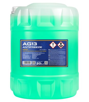 Антифриз зелёный AG13 (-40°C) Hightec (20л.) MANNOL 4013