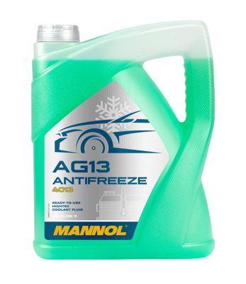Антифриз зелёный AG13 (-40°C) Hightec (5л.) MANNOL 4013