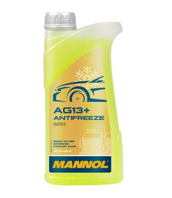 Антифриз жёлтый AG13+ (-40°C) Advanced (1л.) MANNOL 4014