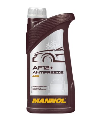 Антифриз красный концентрат AF12+ Longlife (1л.) MANNOL 4112