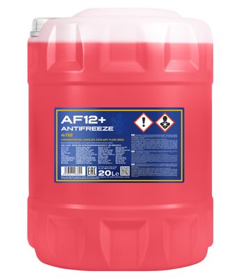 Антифриз красный концентрат AF12+ Longlife (20л.) MANNOL 4112