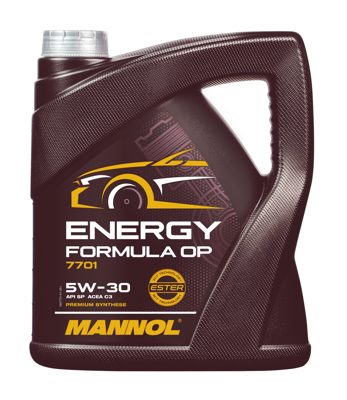 7701-004 масло мот.синт. Energy Formula OP 5W/30 (4л.) MANNOL; API SN Plus ACEA C3